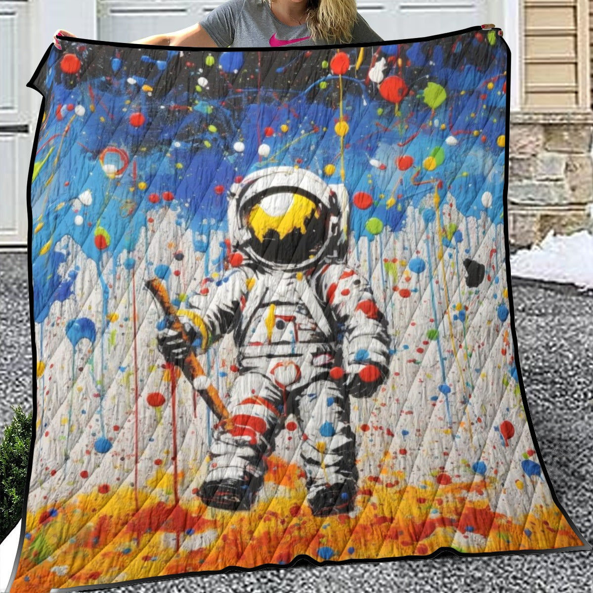 Sweet Dreams Astronaut Quilt