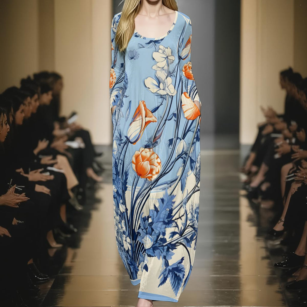 Twilight Dreams Velvet Maxi Dress