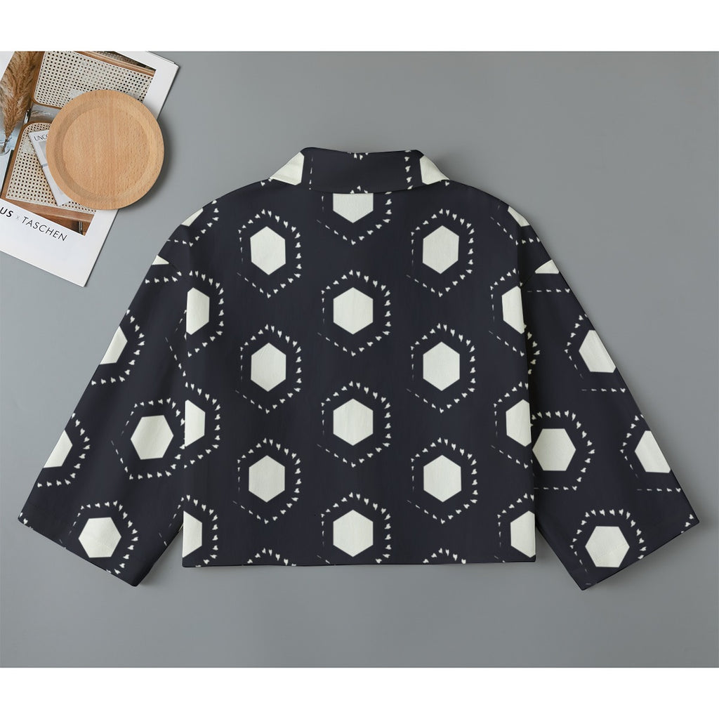 Statement Cropped Cotton Jacket