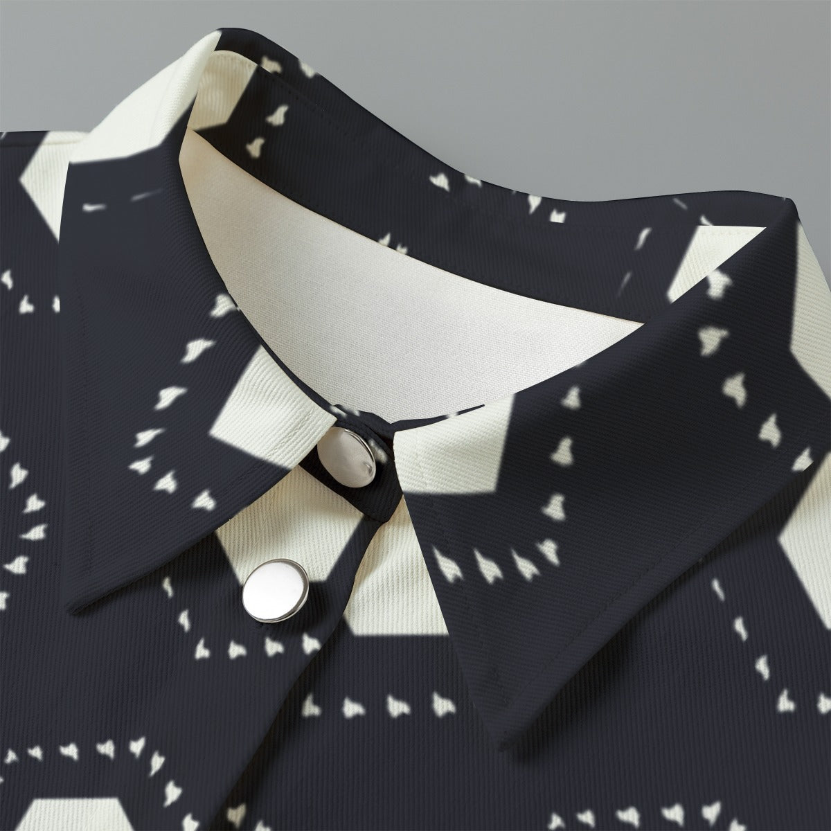 Statement Cropped Cotton Jacket