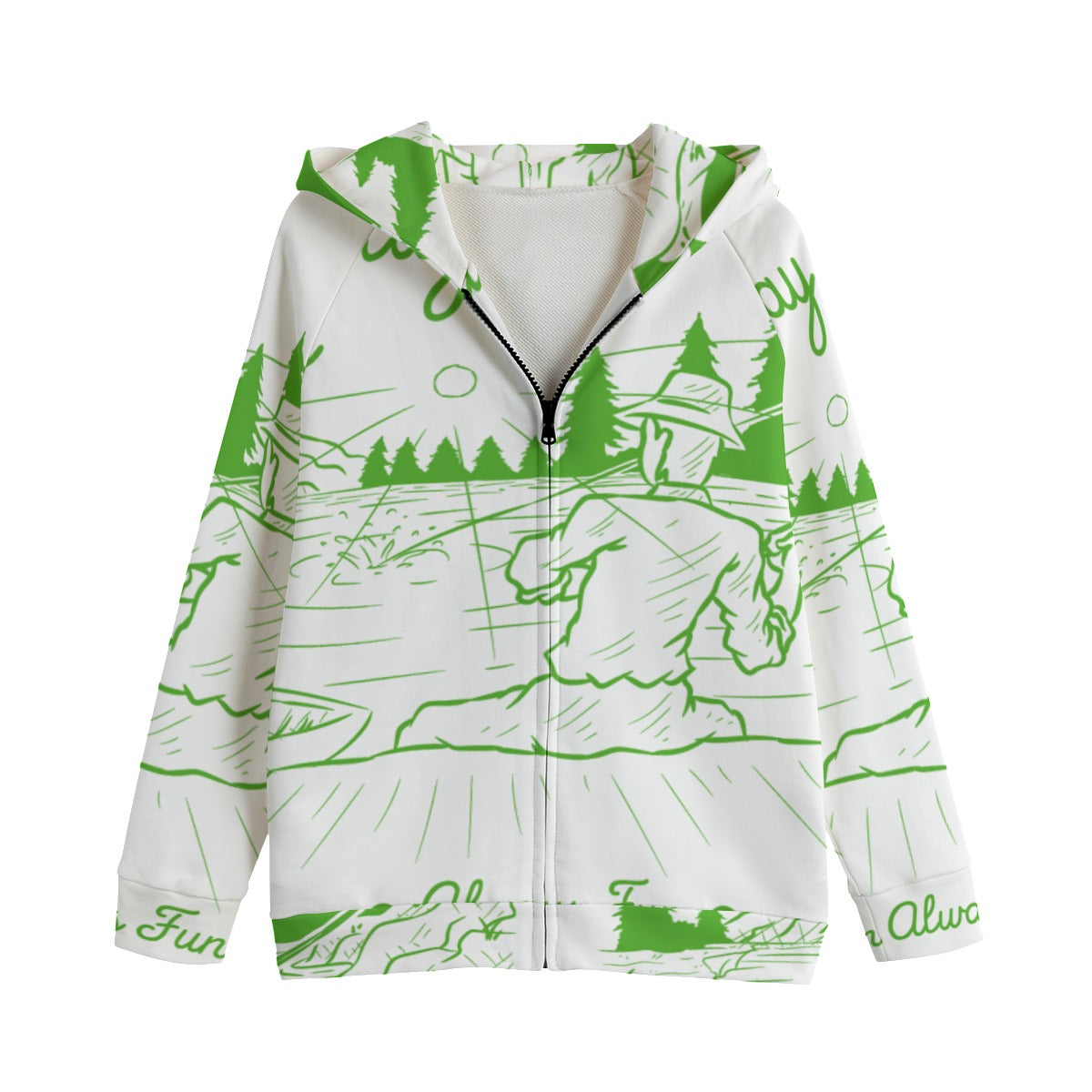 Gone Fishn’ Zipper Hoodie