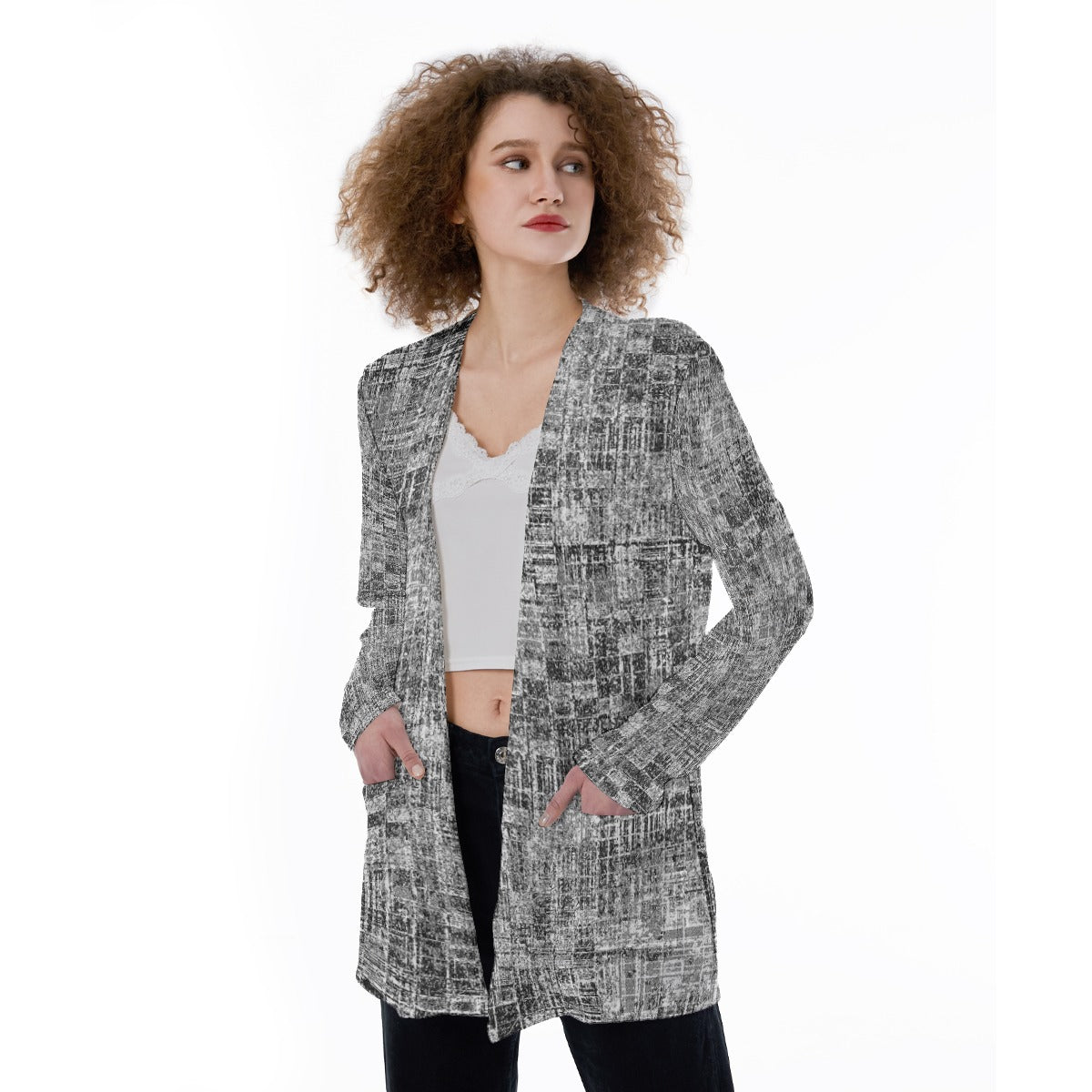 Feeling Grey Women's Cover With Pocket