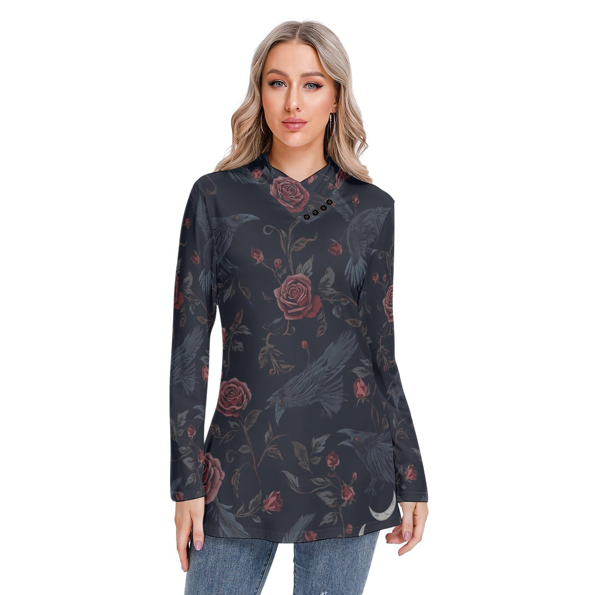 Poe Poe Spooky Women's Blouse