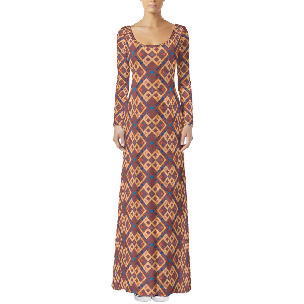 Moonlight Glow Velvet Maxi Dress