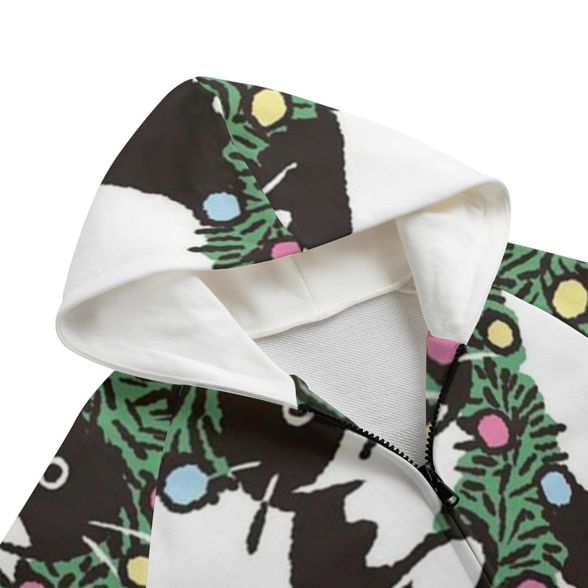 Christmas Tree Kids Zip-Up Hoodie