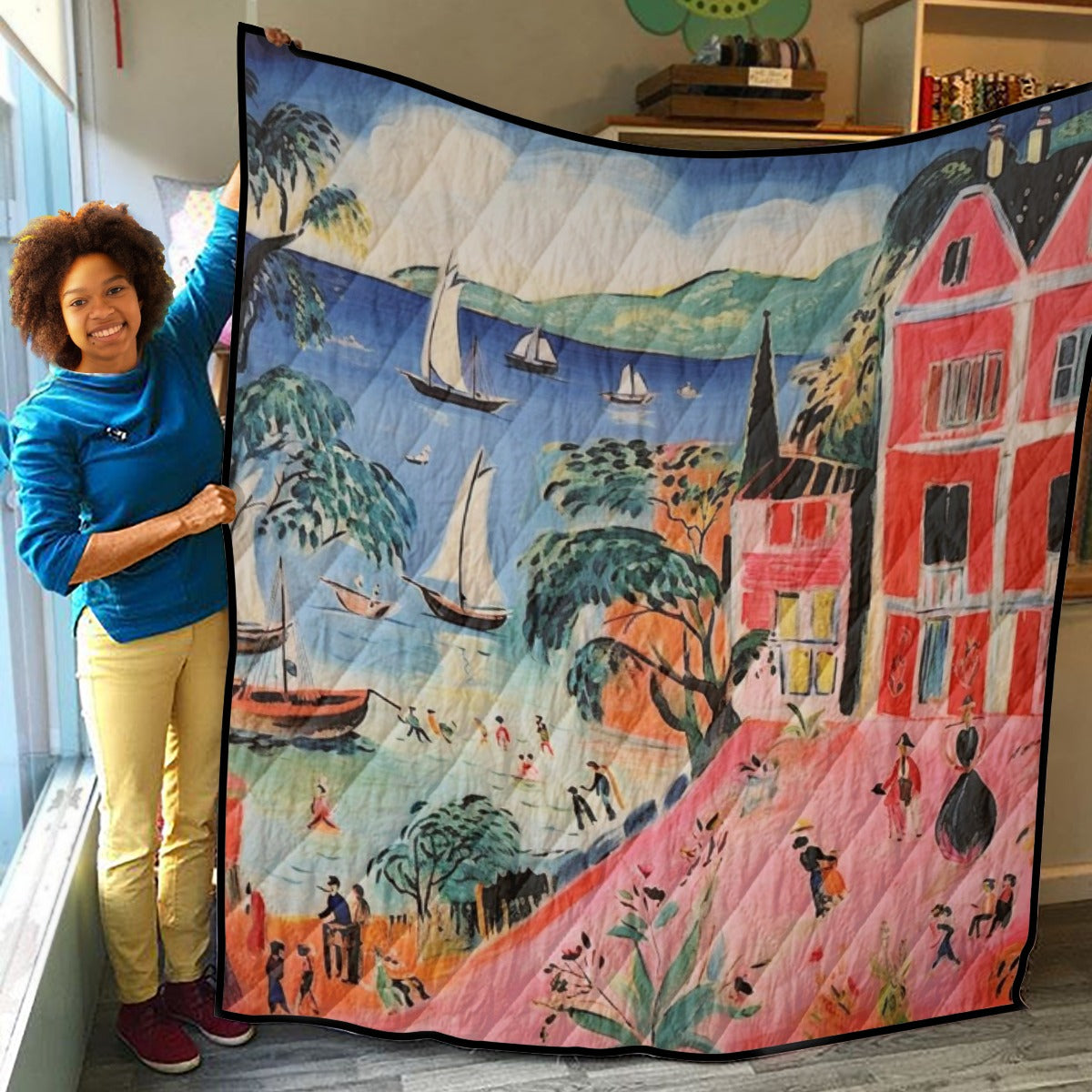 Greece Mediterranean Escape Quilt