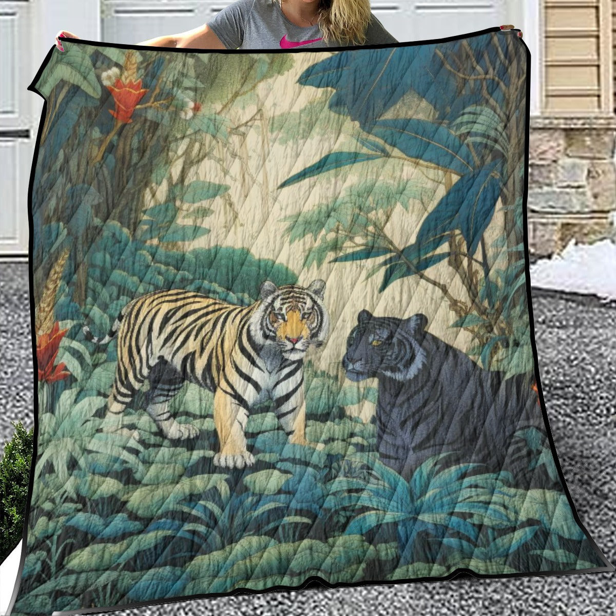 Majestic Tiger Wilderness Quilt