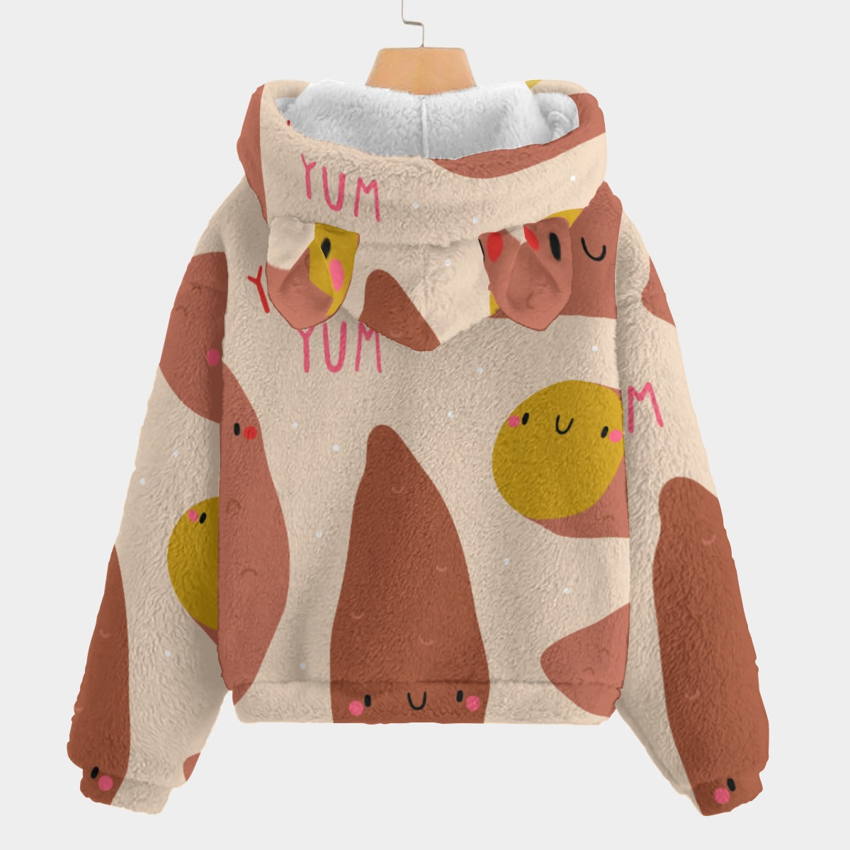 Fuzzy Friends Fleece Hoodie with Ears