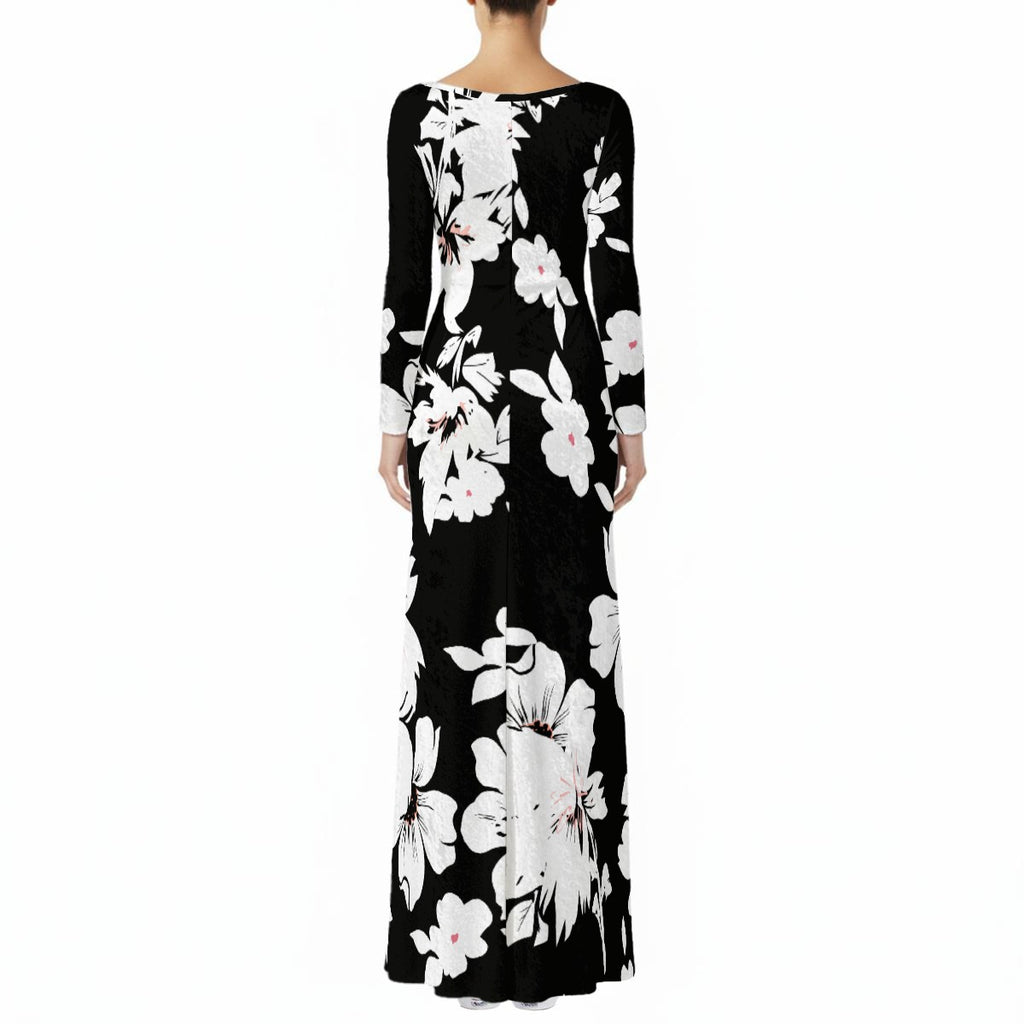 Midnight Elegance Velvet Maxi Dress