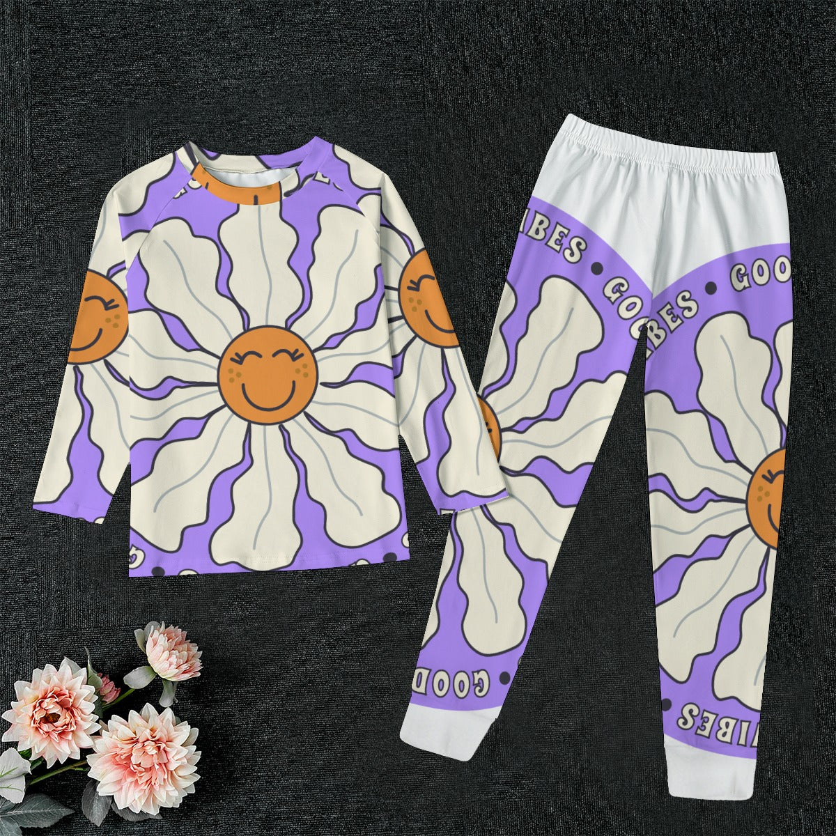 Hippy Flower Kid's Sleep Pajamas