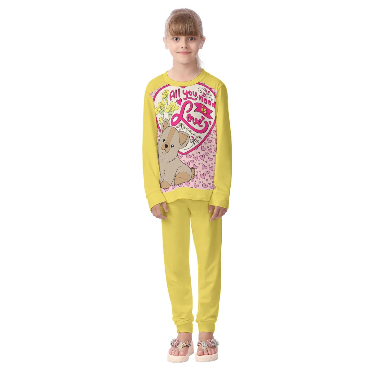 All-Over Print Kid's Pajamas Set