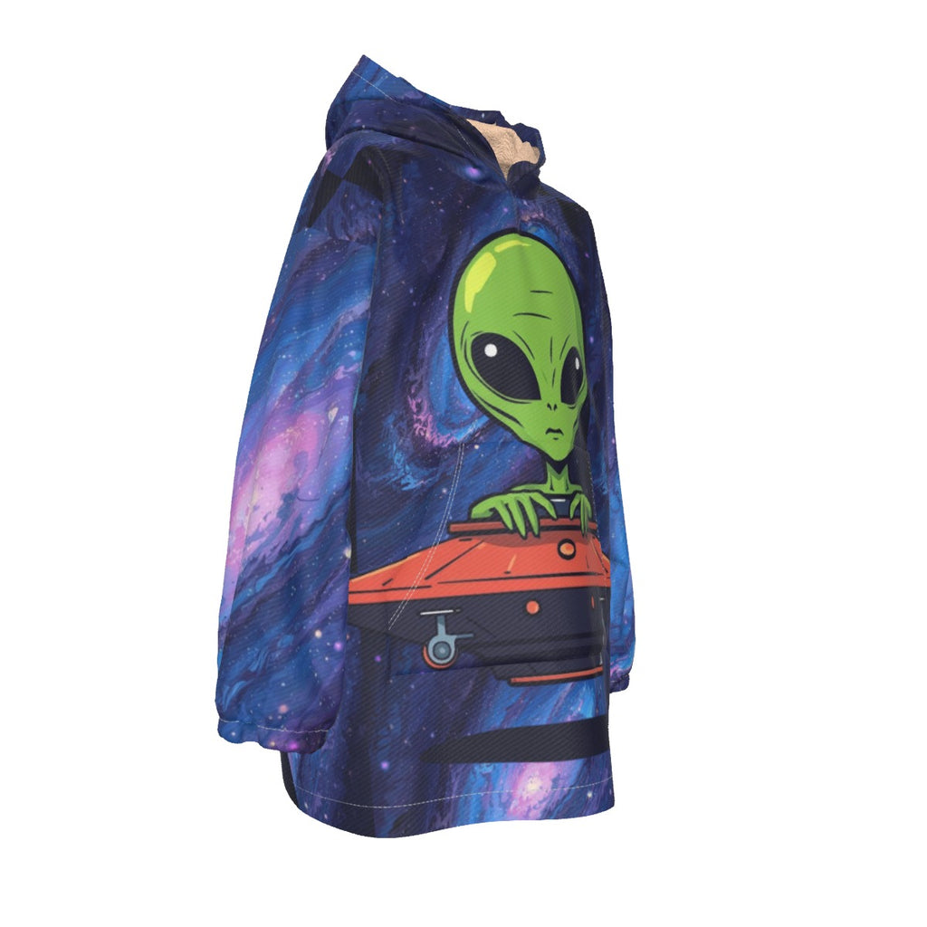 Alienated Kid's Sherpa Fleece Hoodie Blanket