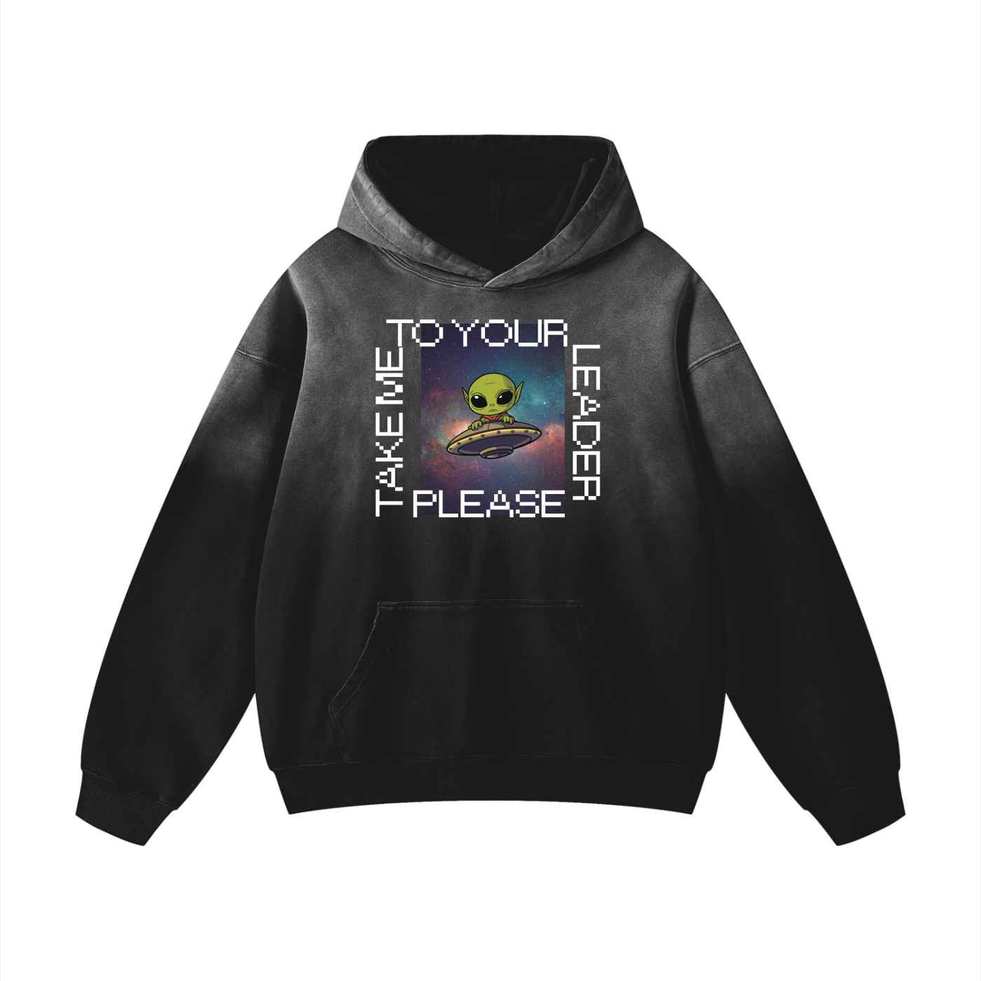 Alien,Baby yoda,Outer space,Spaceship,Take me to your leader,Funny,Cute,Sci fi,Stars,Area 51