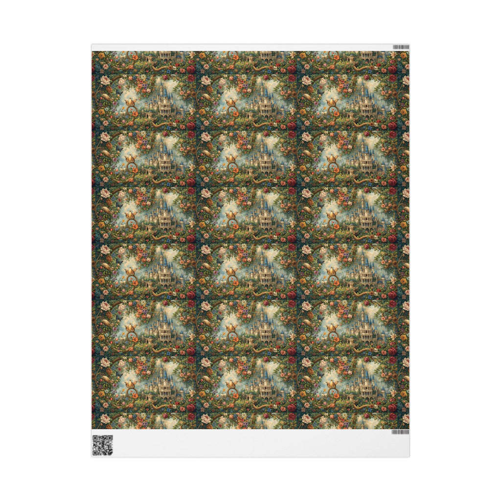 Charming Floral Wrapping Paper Rolls, Gift Wrap for Birthdays, Holidays, Celebrations, Eco-Friendly, Decorative Paper for All Occasions