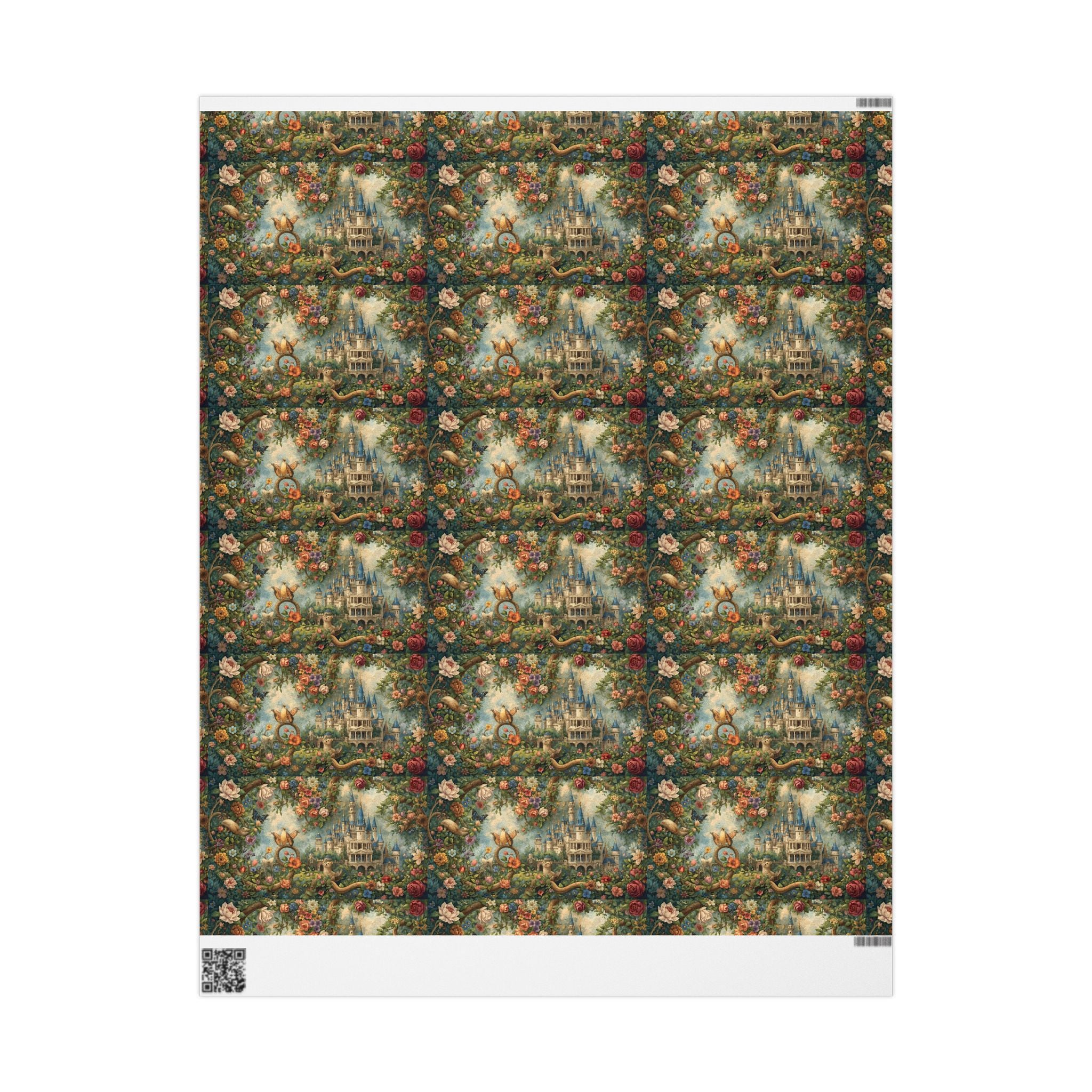 Charming Floral Wrapping Paper Rolls, Gift Wrap for Birthdays, Holidays, Celebrations, Eco-Friendly, Decorative Paper for All Occasions
