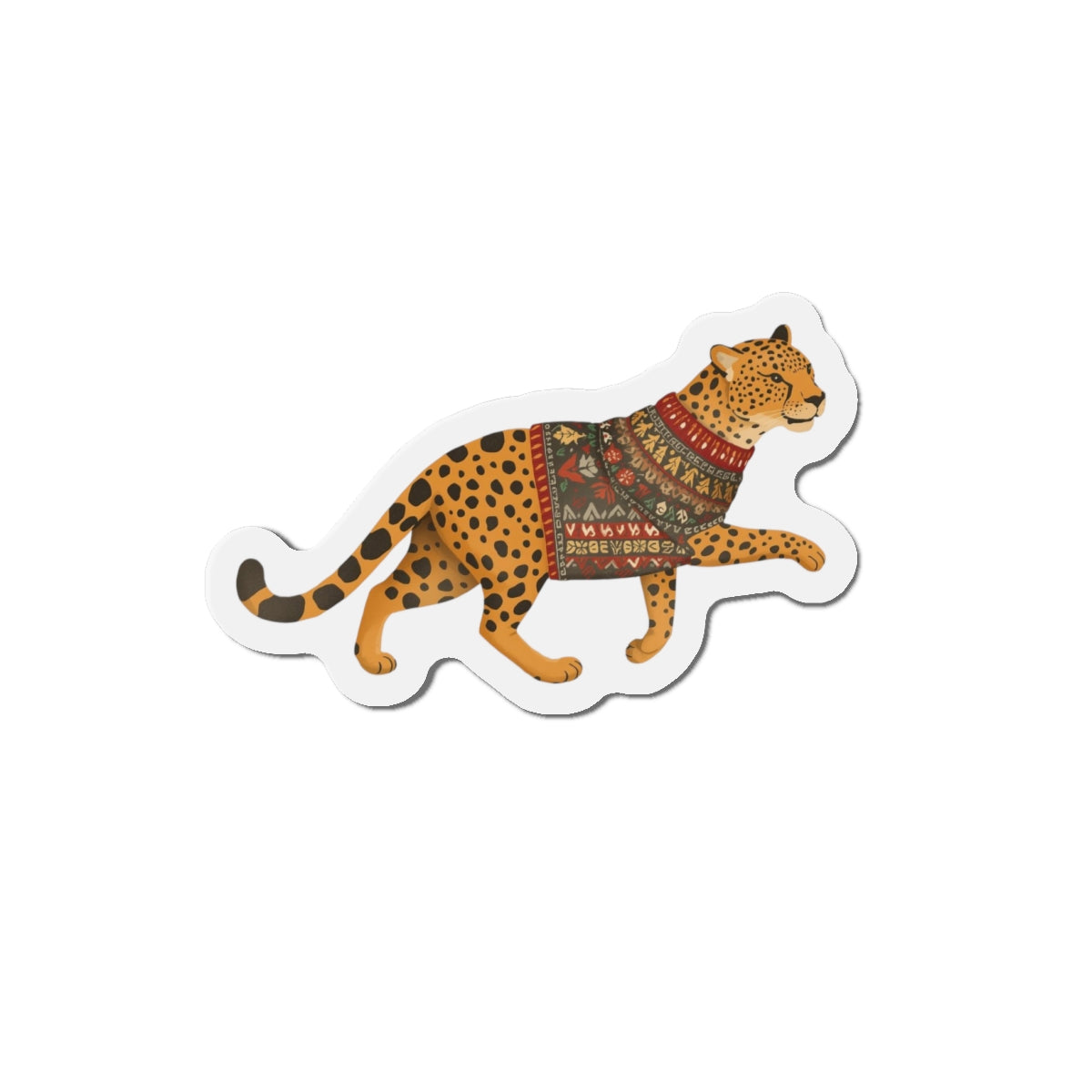 Whimsical Leopard Die-Cut Magnets | Cute Animal Decor, Refrigerator Magnet, Playful Home Office Accessories, Gift for Animal Lovers, [...]