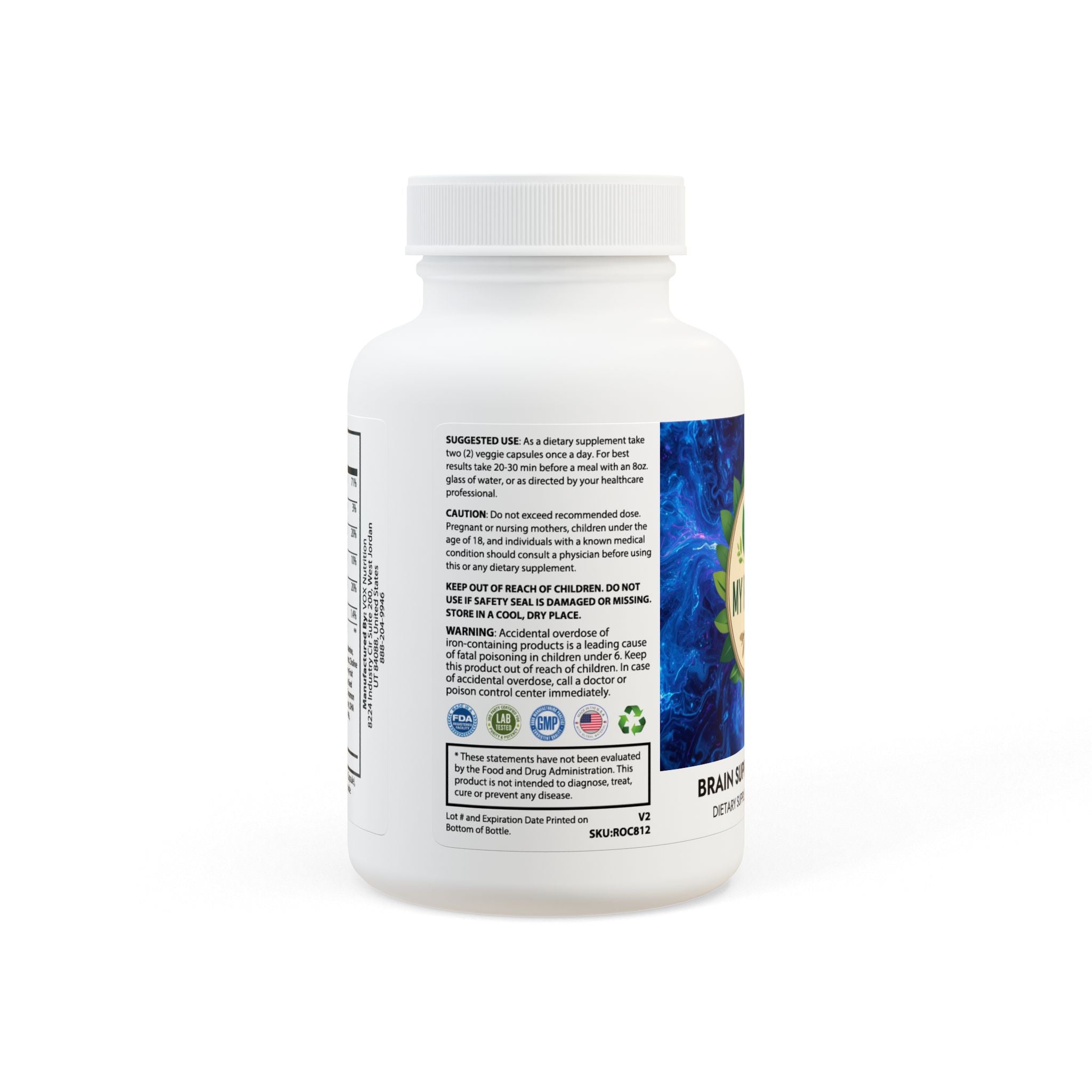 Brain Support Complex Supplement (60 Capsules)