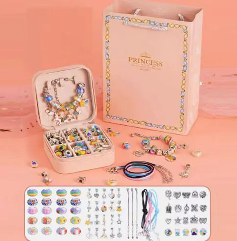 DIY Handmade Beaded Bracelet Set for Kids