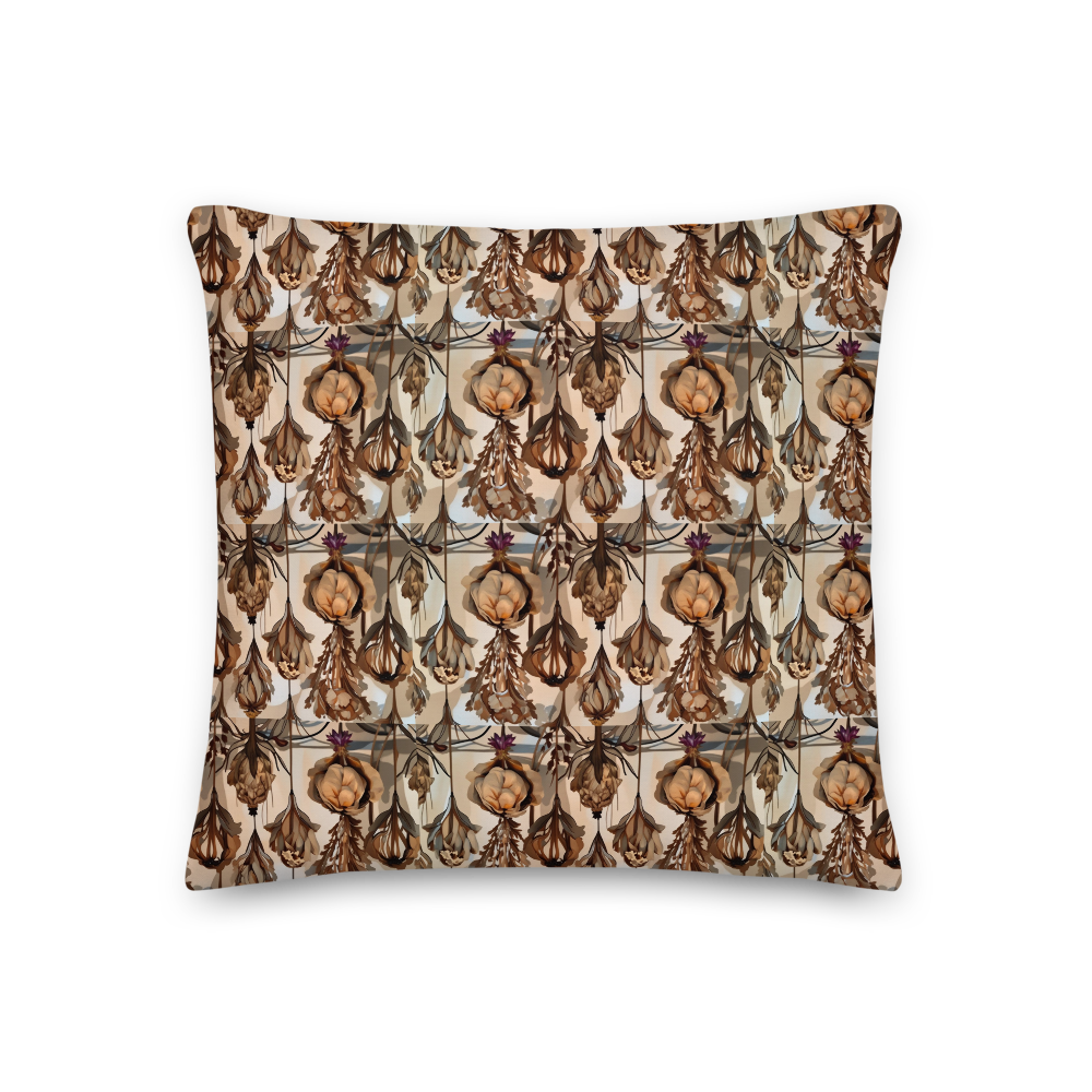 Dry Floral PatternPremium Pillow