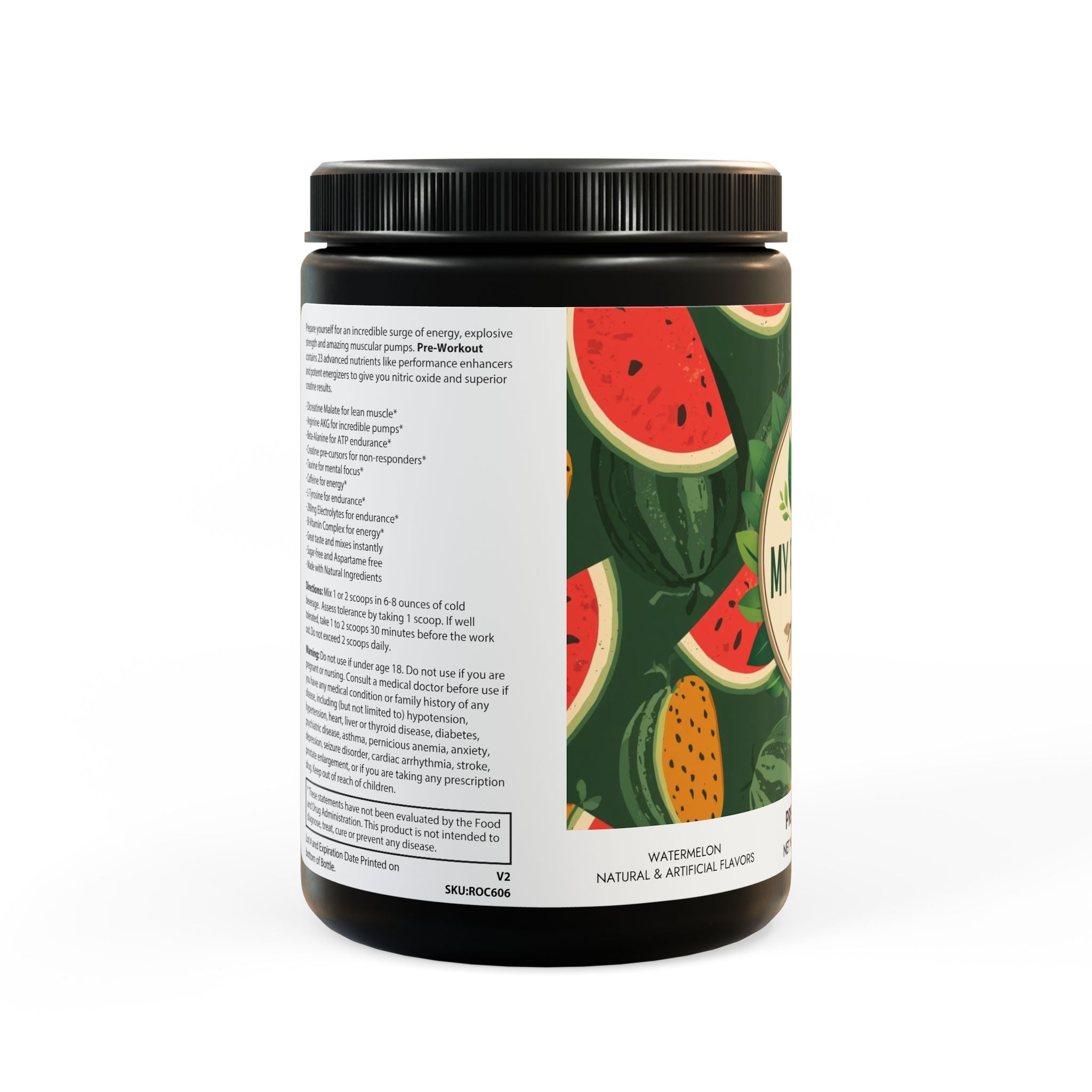 Pre-Workout Supplement, Watermelon (300g, 10.58oz)