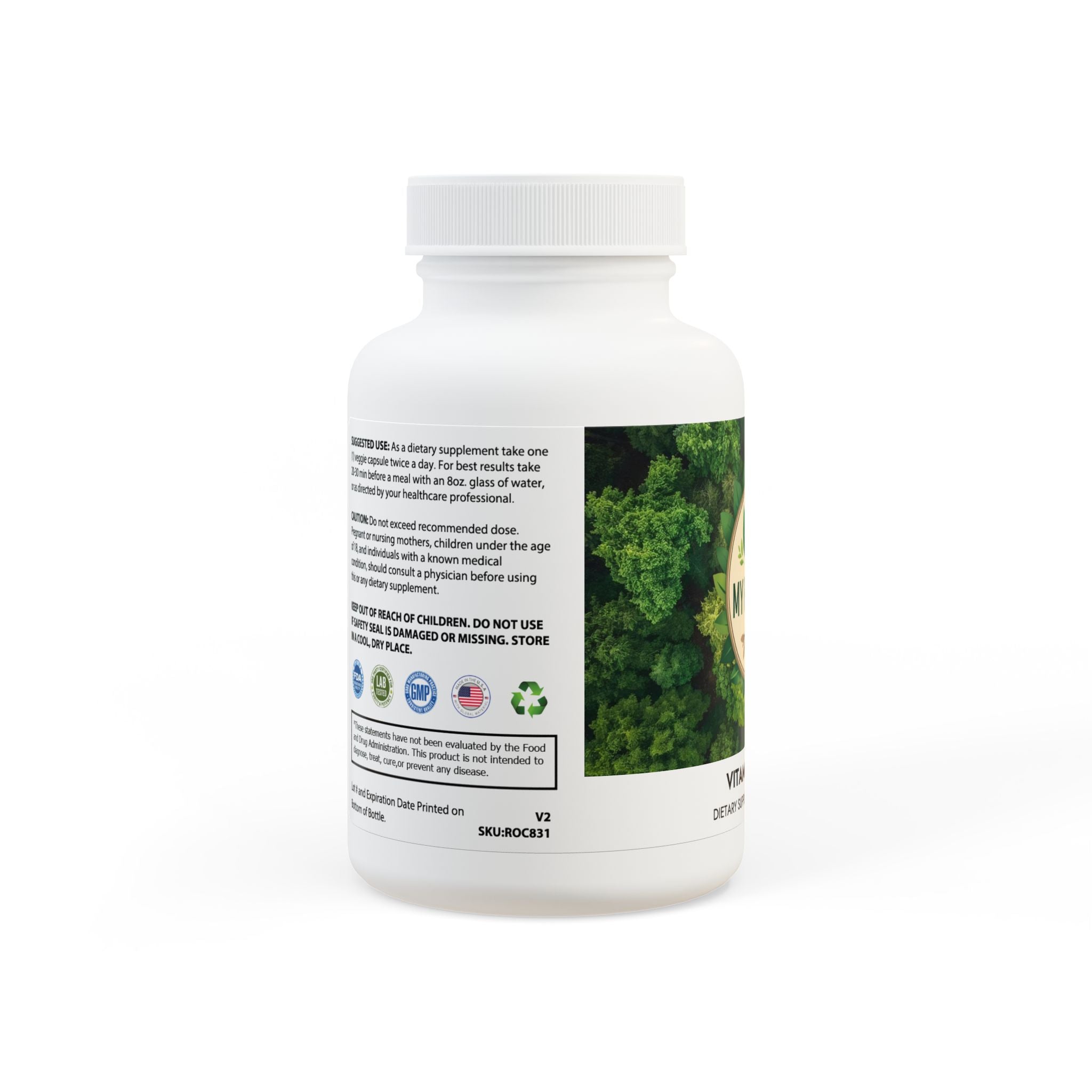 Vitamin K2 + D3 Supplement (60 Capsules)