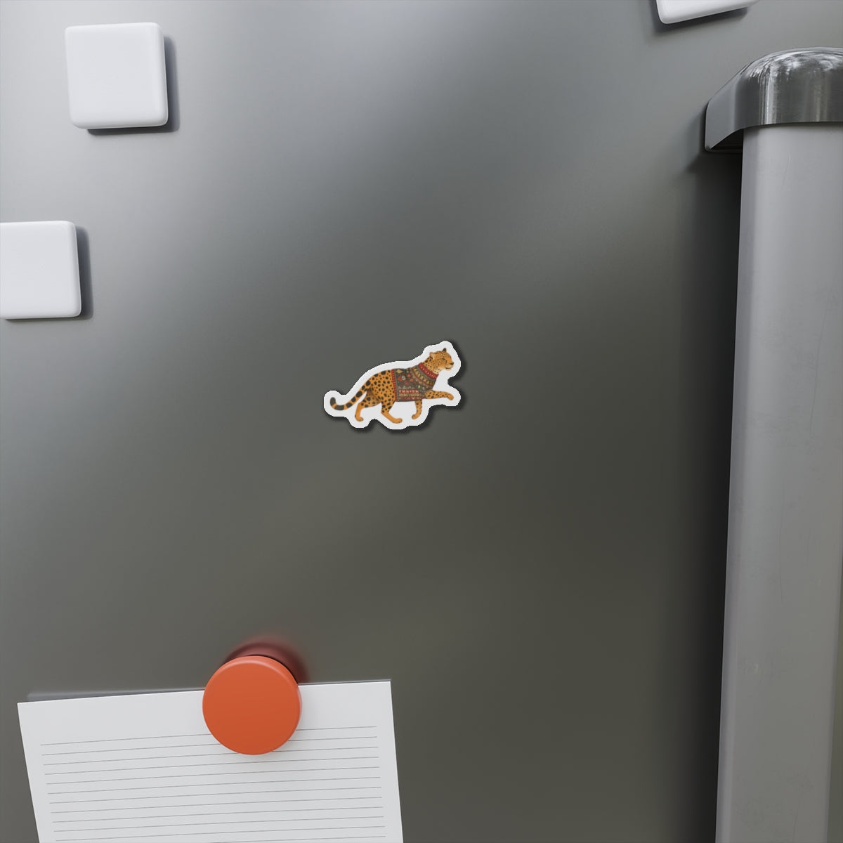 Whimsical Leopard Die-Cut Magnets | Cute Animal Decor, Refrigerator Magnet, Playful Home Office Accessories, Gift for Animal Lovers, [...]