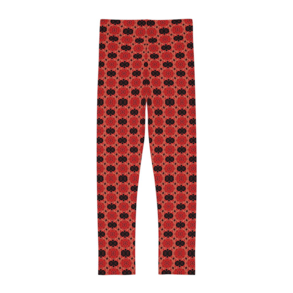 Vibrant Floral Kids Leggings, Stylish Activewear for Girls, Comfortable Playtime Pants, Gift for Birthday, Everyday Fashion