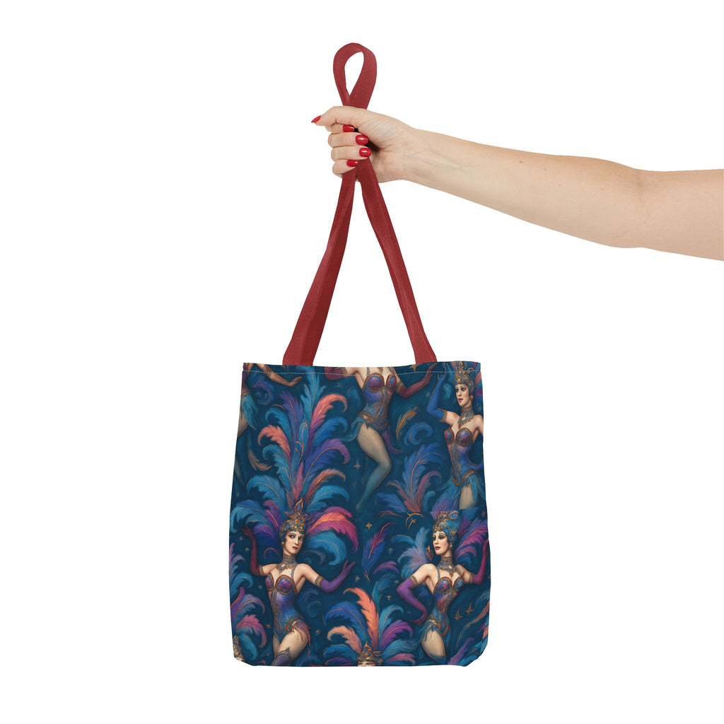 Showgirl Print Tote Bag - Unique Handbag for Fashionistas, Stylish Carryall, Trendy Shoulder Purse, Fashion Week Accessory, Chic Shopping