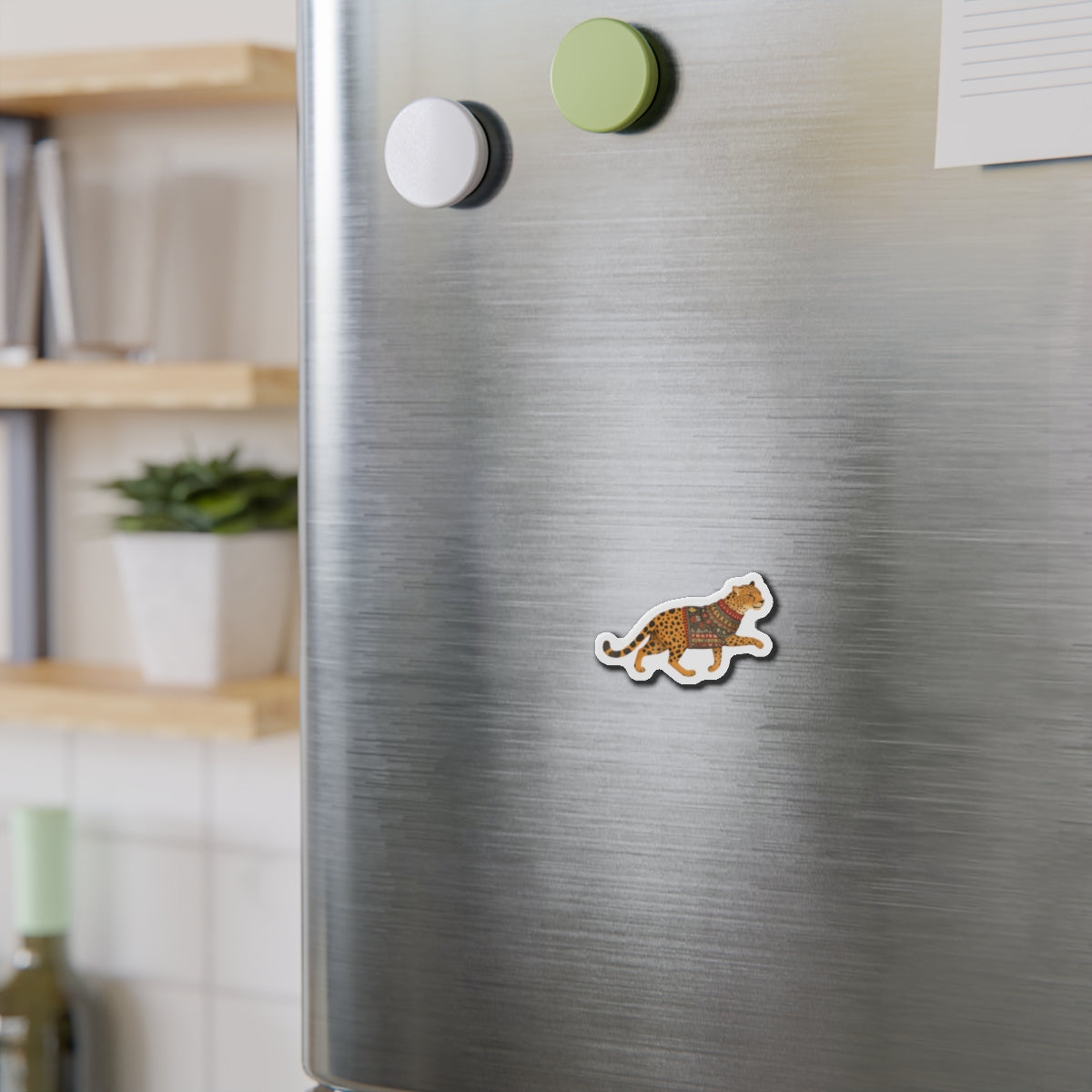 Whimsical Leopard Die-Cut Magnets | Cute Animal Decor, Refrigerator Magnet, Playful Home Office Accessories, Gift for Animal Lovers, [...]
