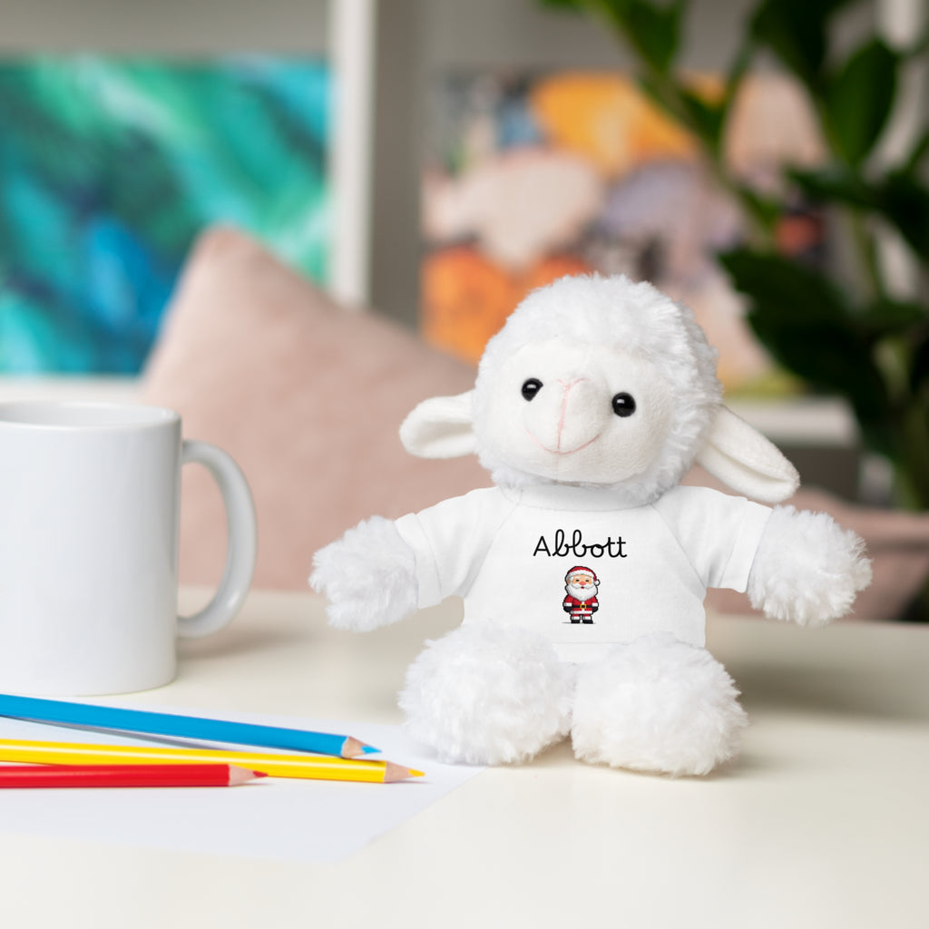 Personalized Tees on Stuffed Animals, Cute Gift for Kids, Birthday, Holidays, Plush Toy, Custom Bear