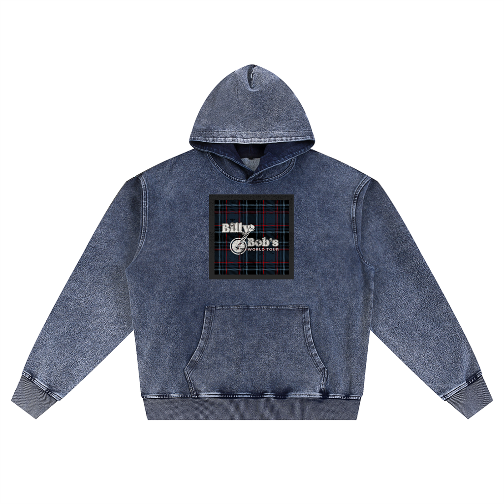 Billy Bob Tour Funny Snow Wash Oversized Hoodie