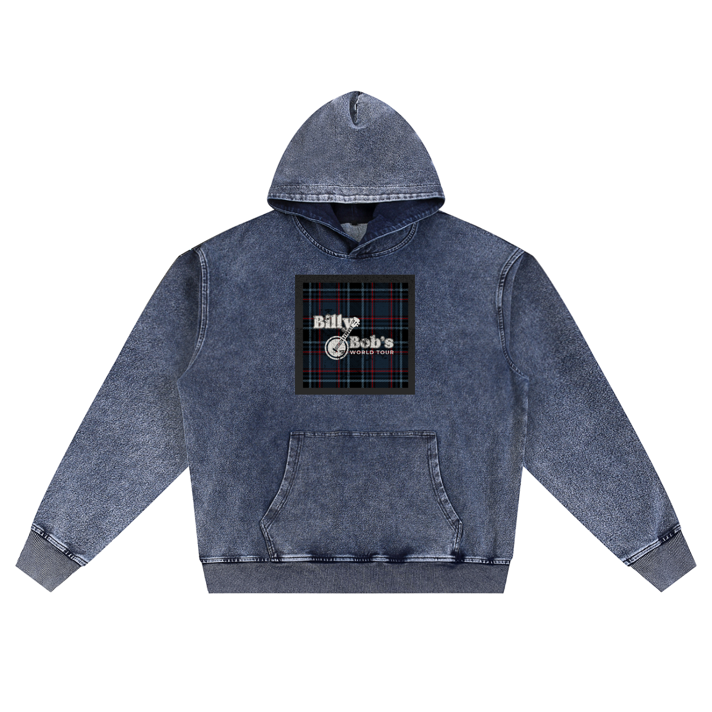Billy Bob Tour Funny Snow Wash Oversized Hoodie