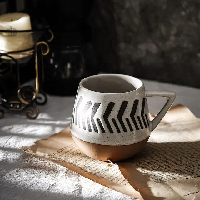 Unique Large Capacity Handmade Ceramic Mug