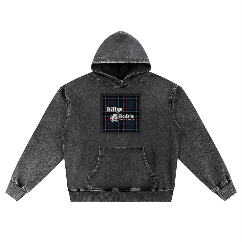 Billy Bob Tour Funny Snow Wash Oversized Hoodie