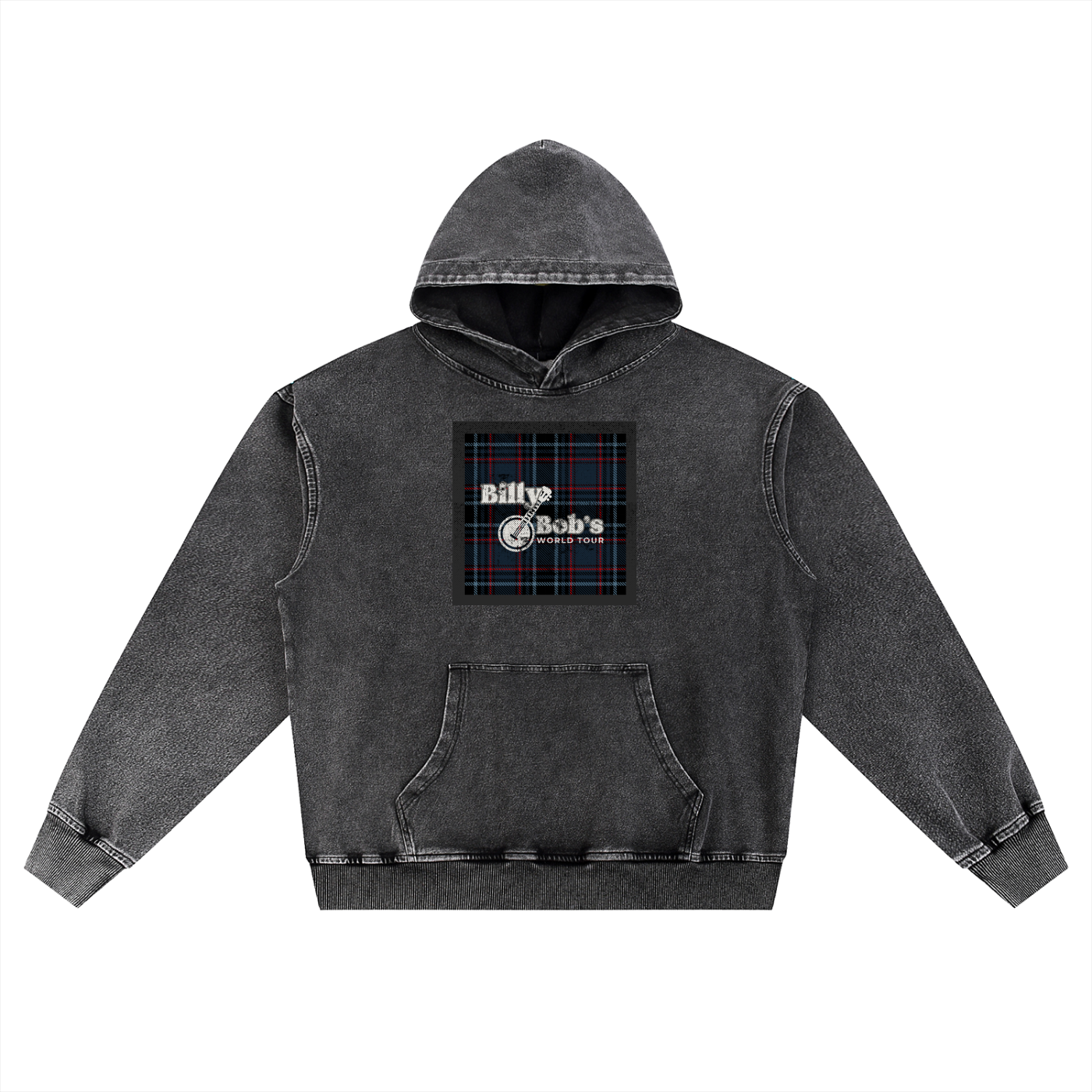Billy Bob Tour Funny Snow Wash Oversized Hoodie