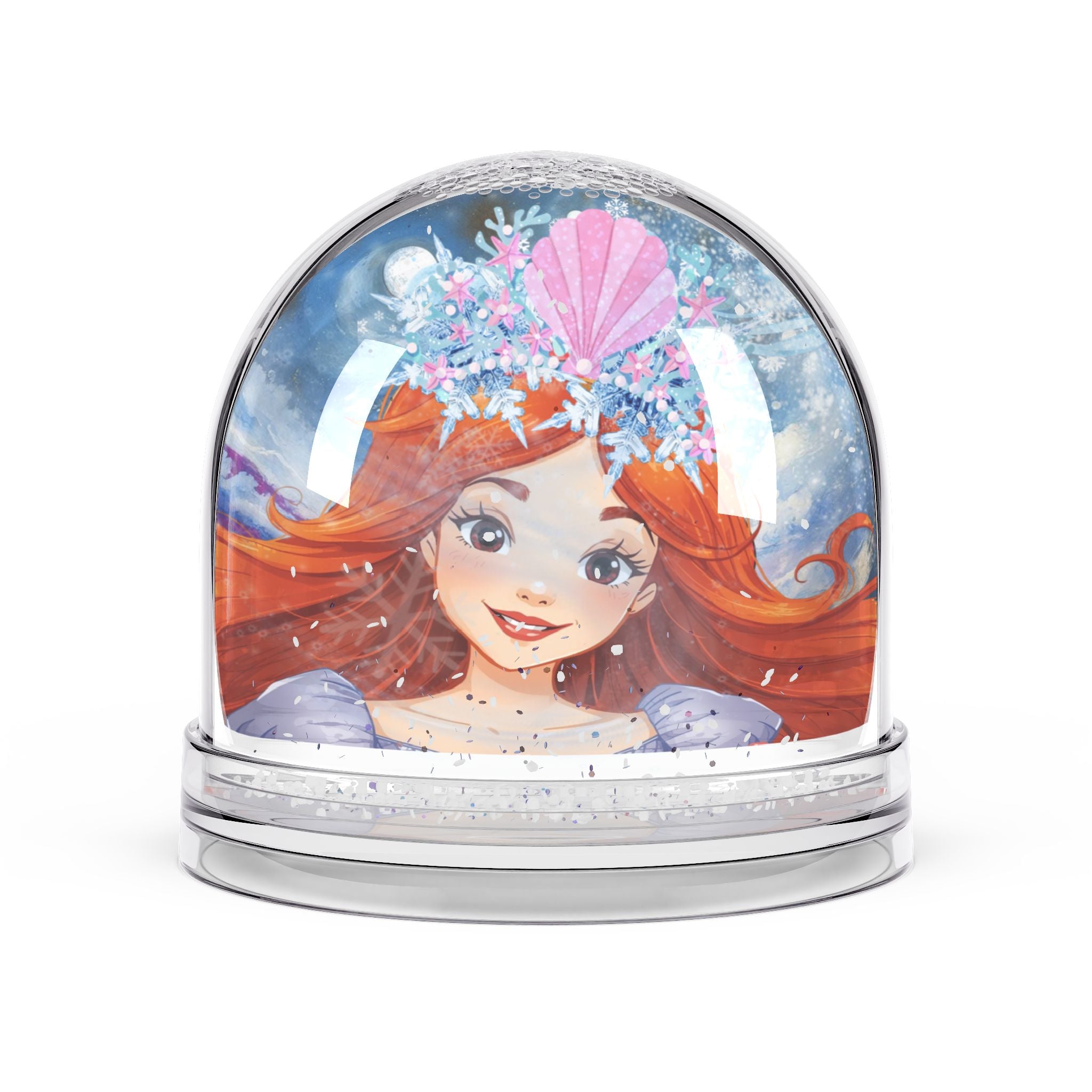 Sea Princess-Themed Snow Globe