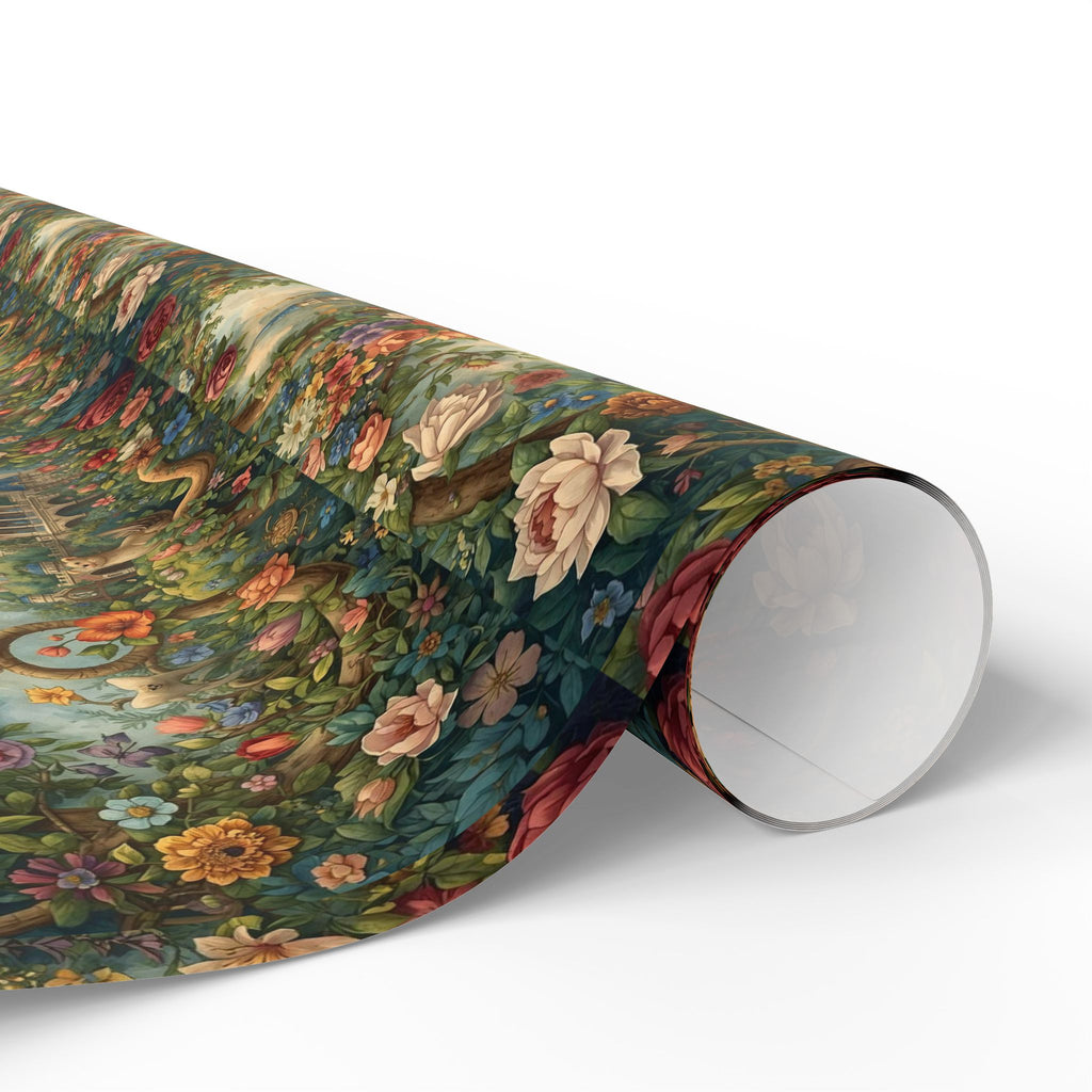 Charming Floral Wrapping Paper Rolls, Gift Wrap for Birthdays, Holidays, Celebrations, Eco-Friendly, Decorative Paper for All Occasions