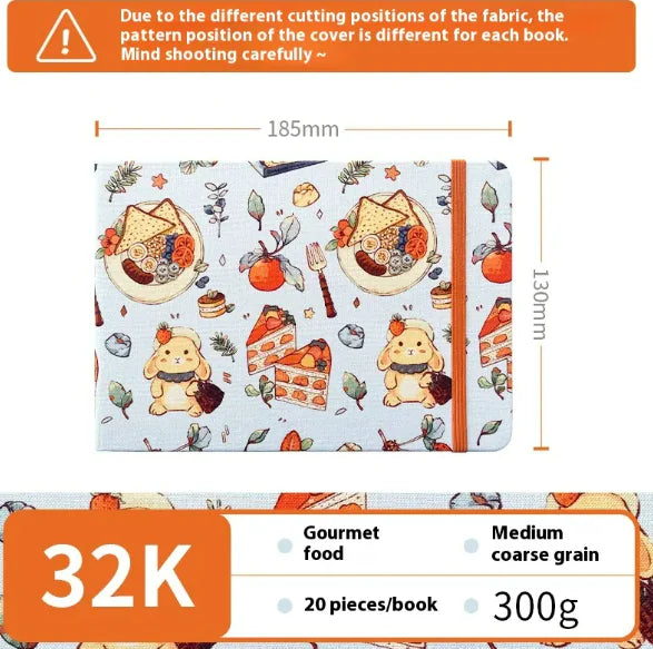 Feiluniao Handmade Watercolor Sketchbook