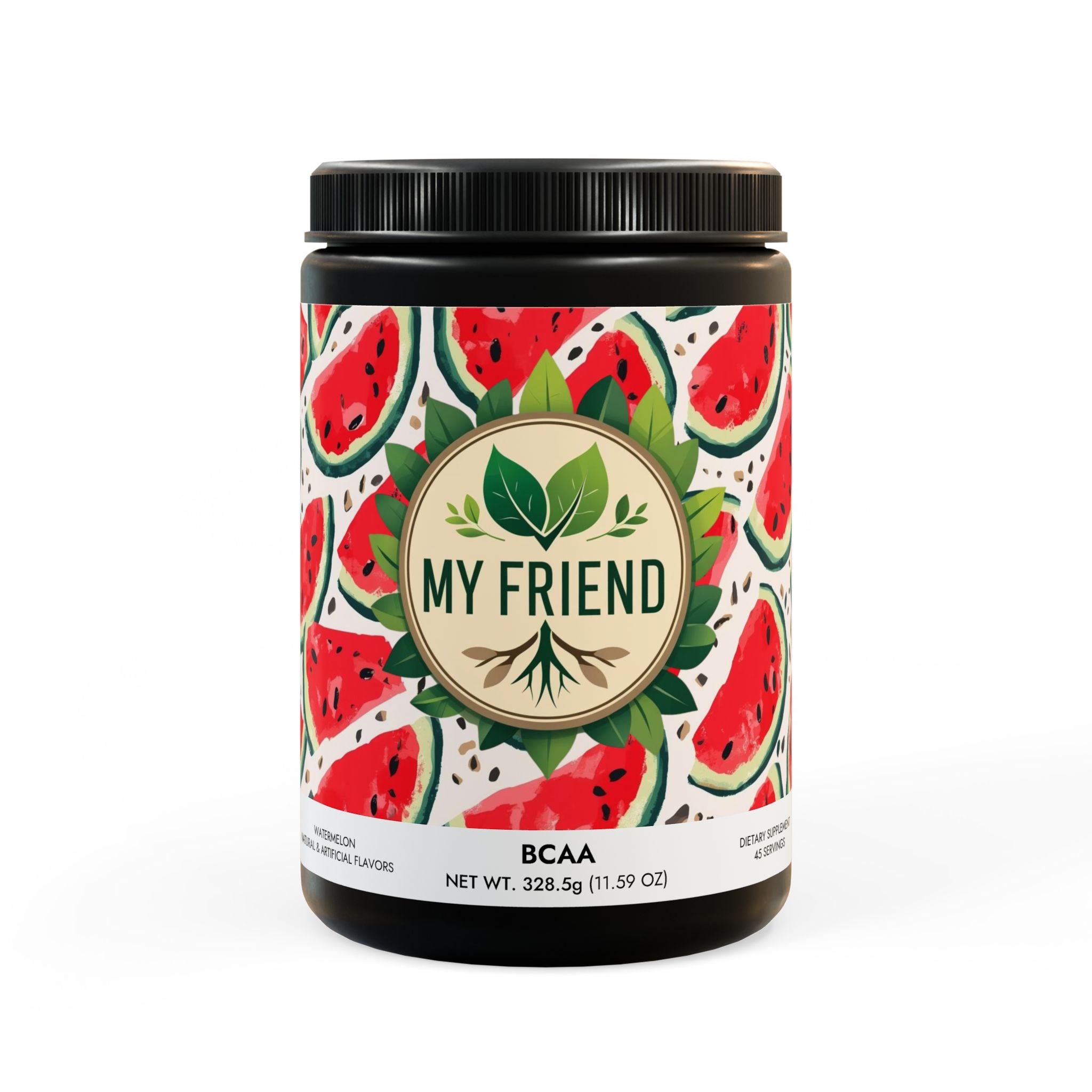 BCAA Supplement, Watermelon (325g, 11.46oz, 45 servings)
