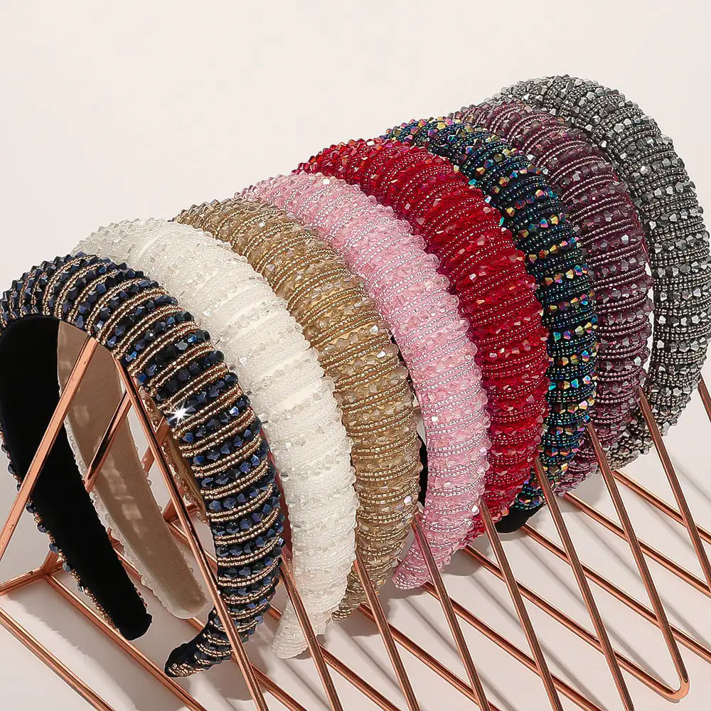 Handmade Sponge Wide Brim Headband