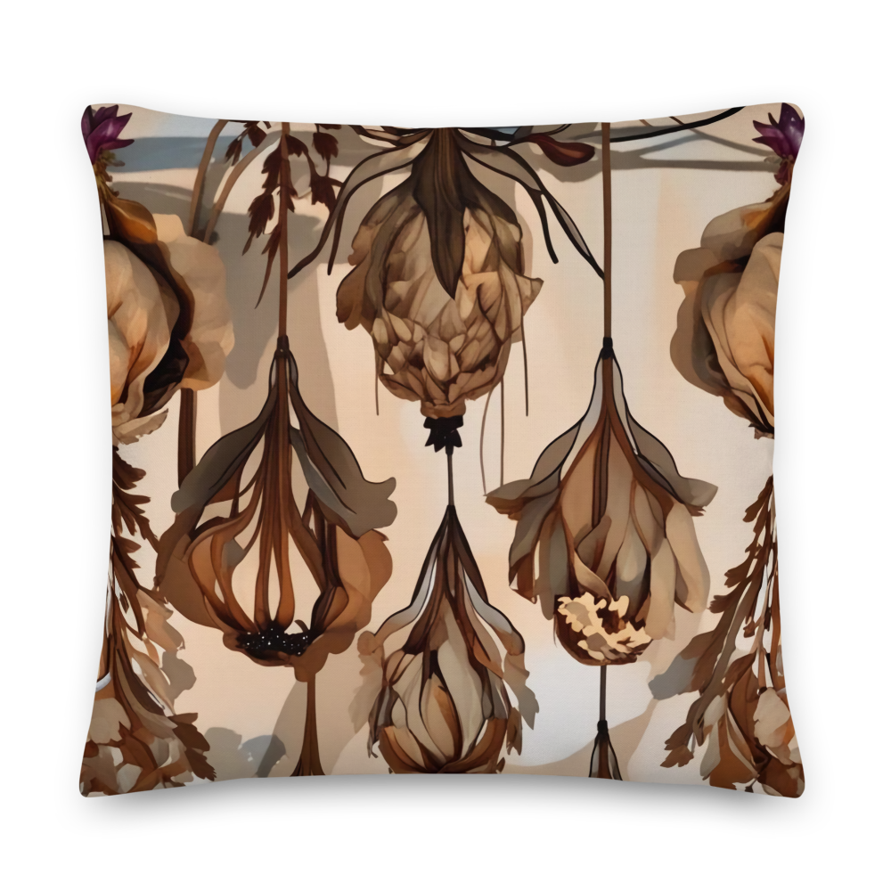 Dry Floral PatternPremium Pillow