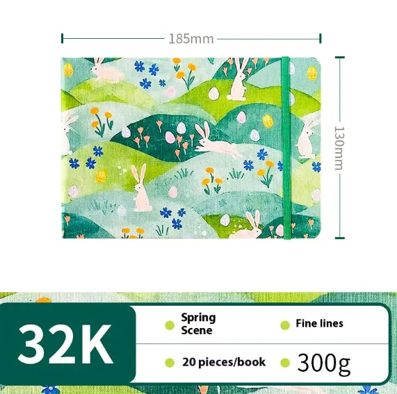 Feiluniao Handmade Watercolor Sketchbook