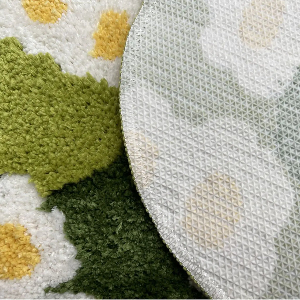 Handmade Embroidered Carpet and Cushion Set
