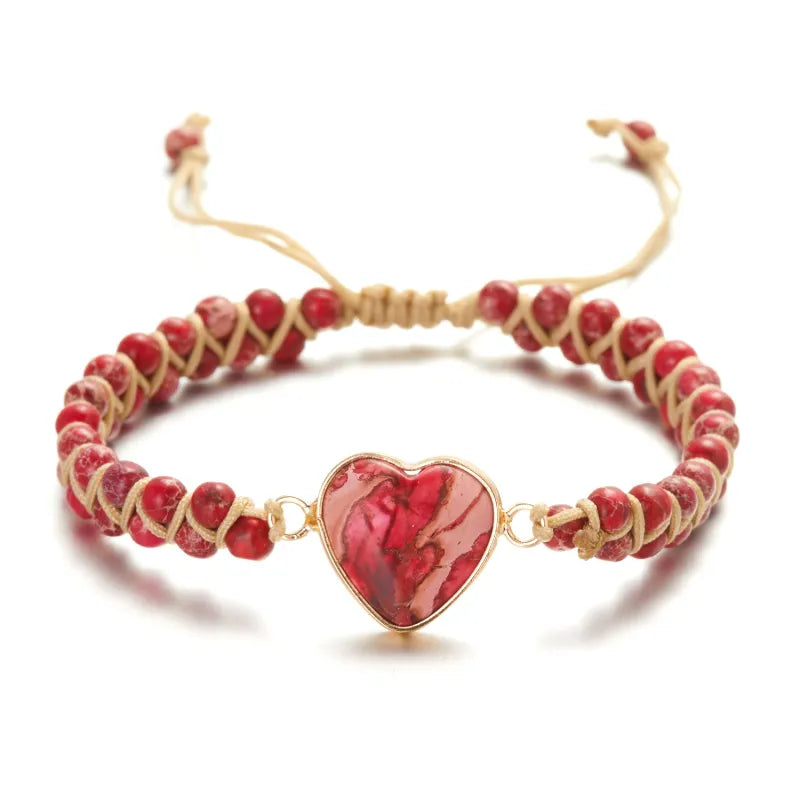 Handmade Love Stone Winding Bracelet