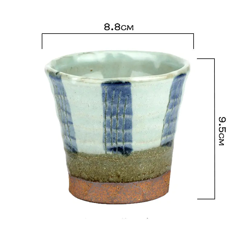 Handmade Stoneware Mug with Underglaze Finish