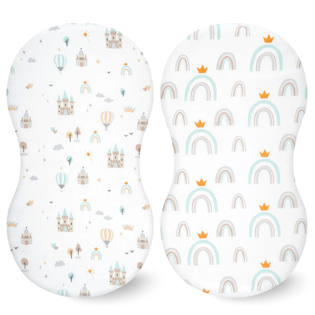 Elastic Printed Fitted Sheet for Baby Cradle & Changing Table