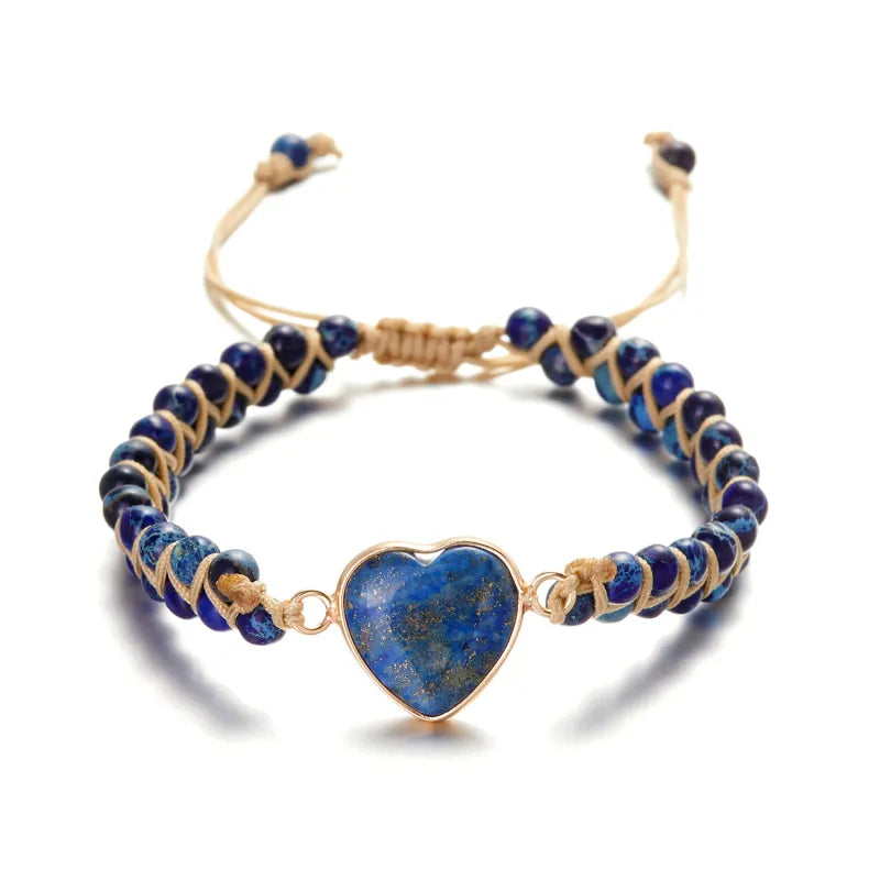 Handmade Love Stone Winding Bracelet