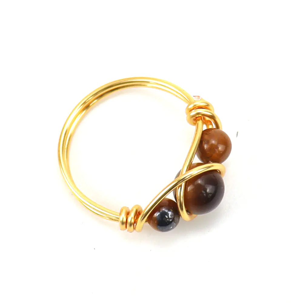 Adjustable Handmade Crystal Ring for Women