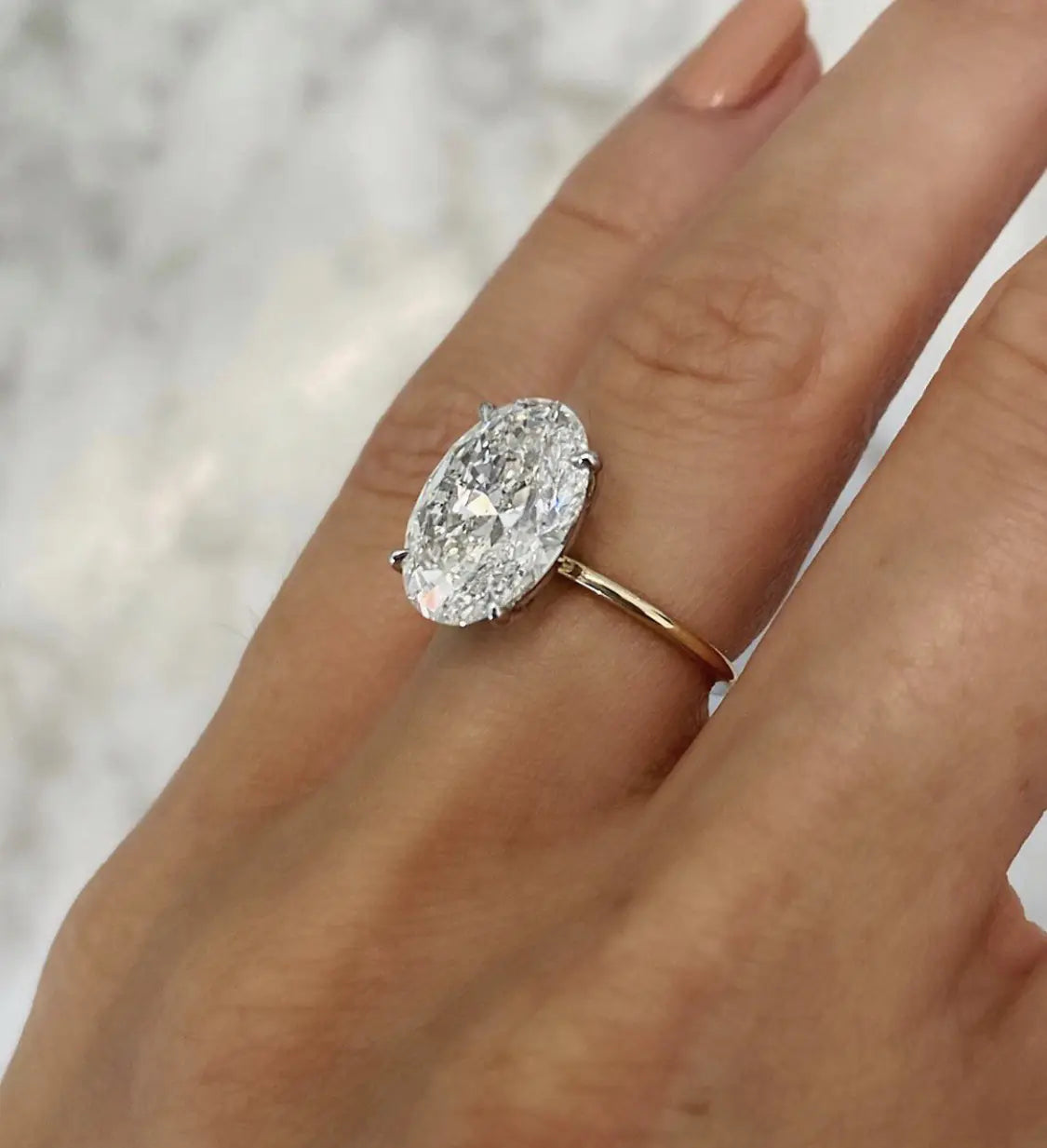 Handmade Simple Inlaid Zircon Ring
