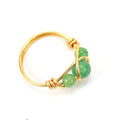 Adjustable Handmade Crystal Ring for Women
